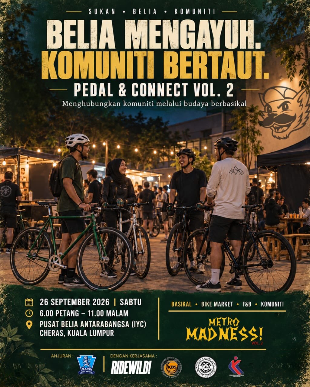 Komuniti berbasikal Pedal & Connect Vol. 2